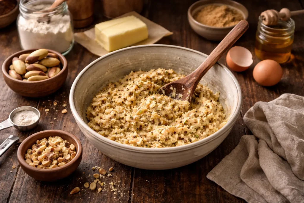 preparo da massa dos biscoitos