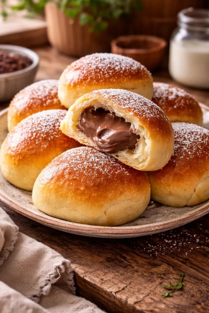 sonêquinha recheada fofinha com creme de chocolate para pinterest