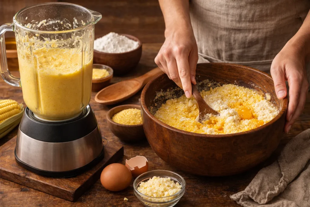 preparo da massa da torta no liquidificador