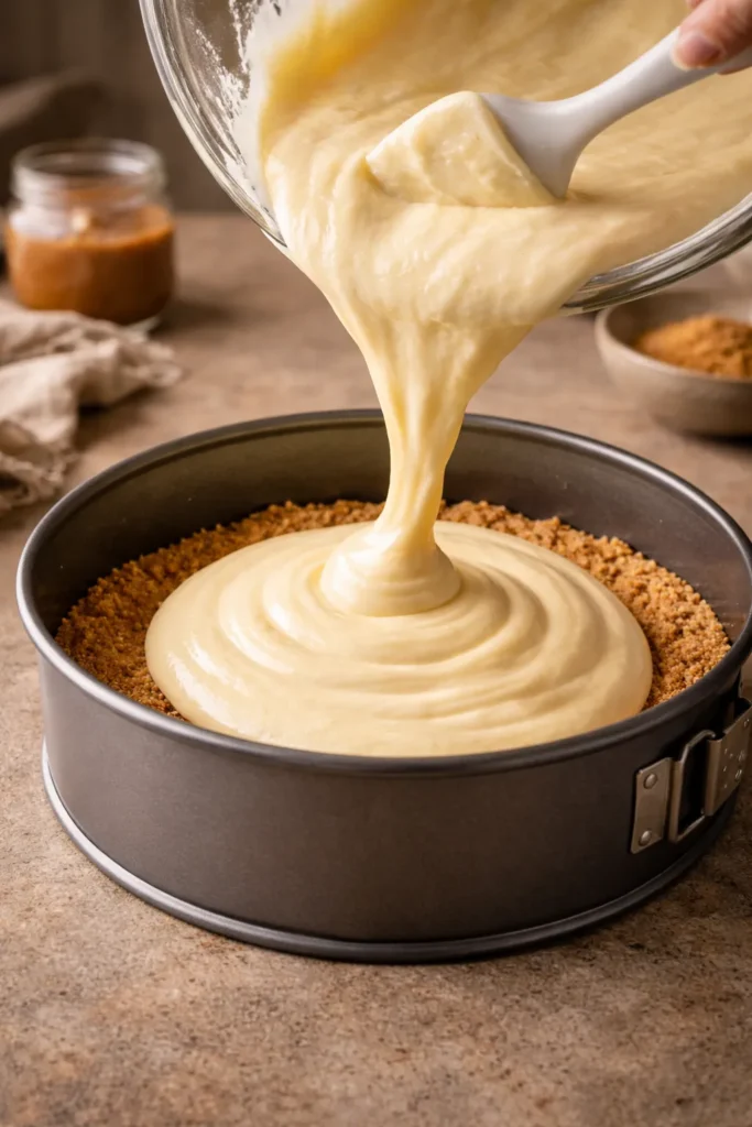 textura cremosa do cheesecake