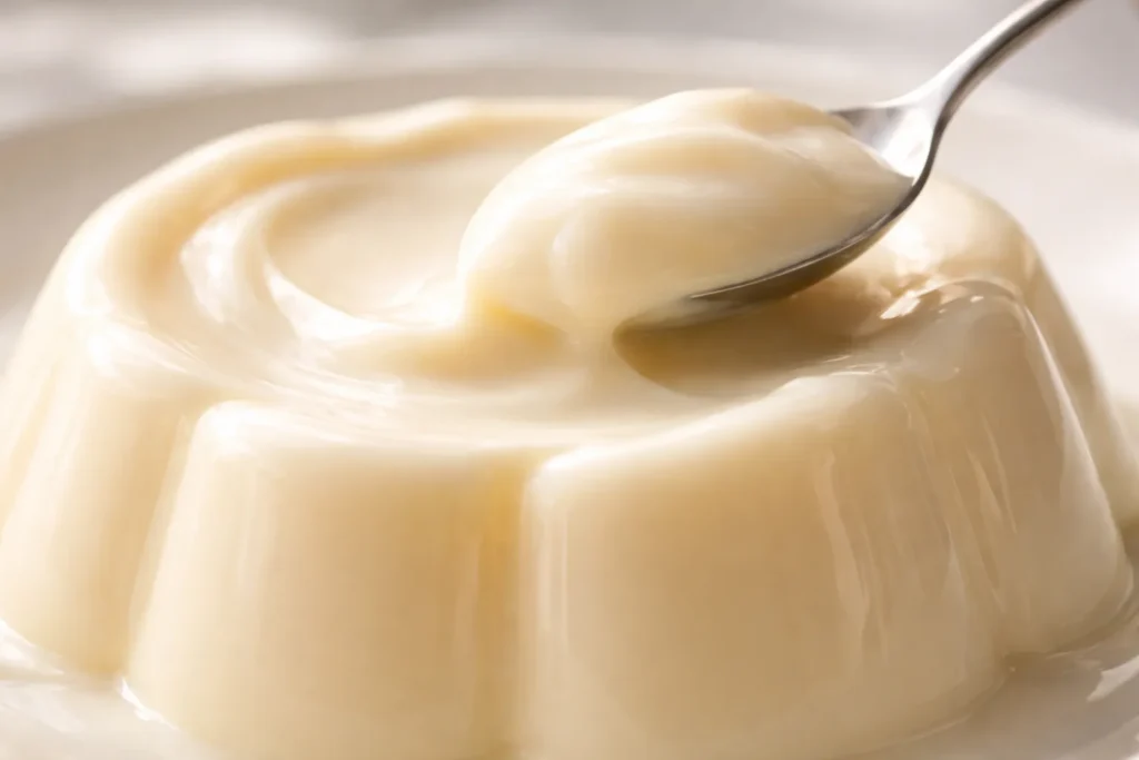 textura do pudim de leite de coco