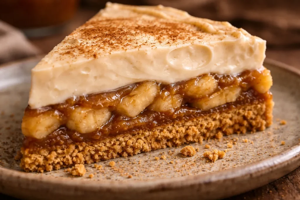 Banoffee caseira com banana 