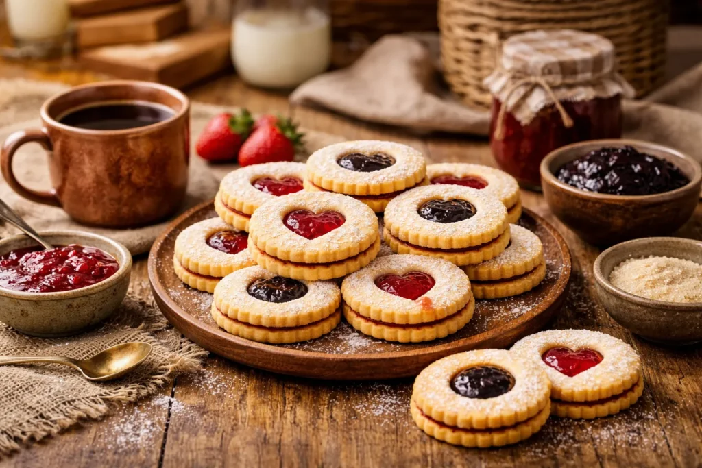 casadinhos sendo servidos com café