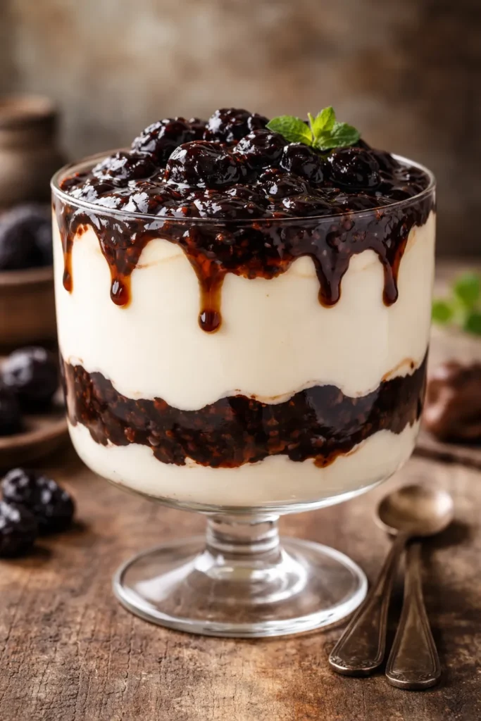 creme com ameixa cremoso