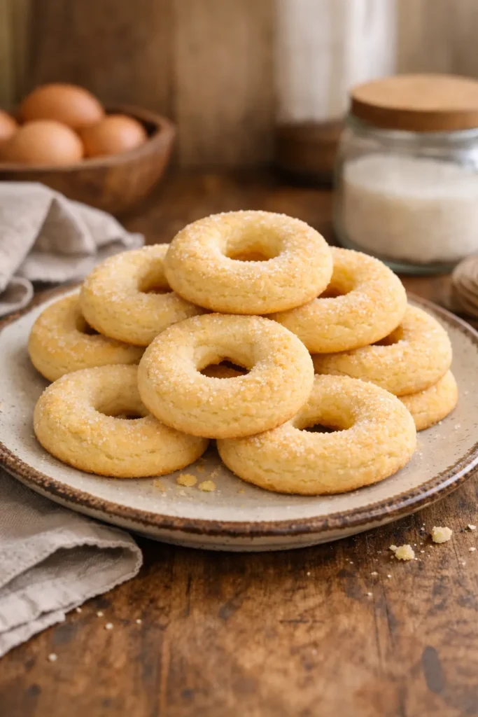 rosquinhas rápidas empilhadas