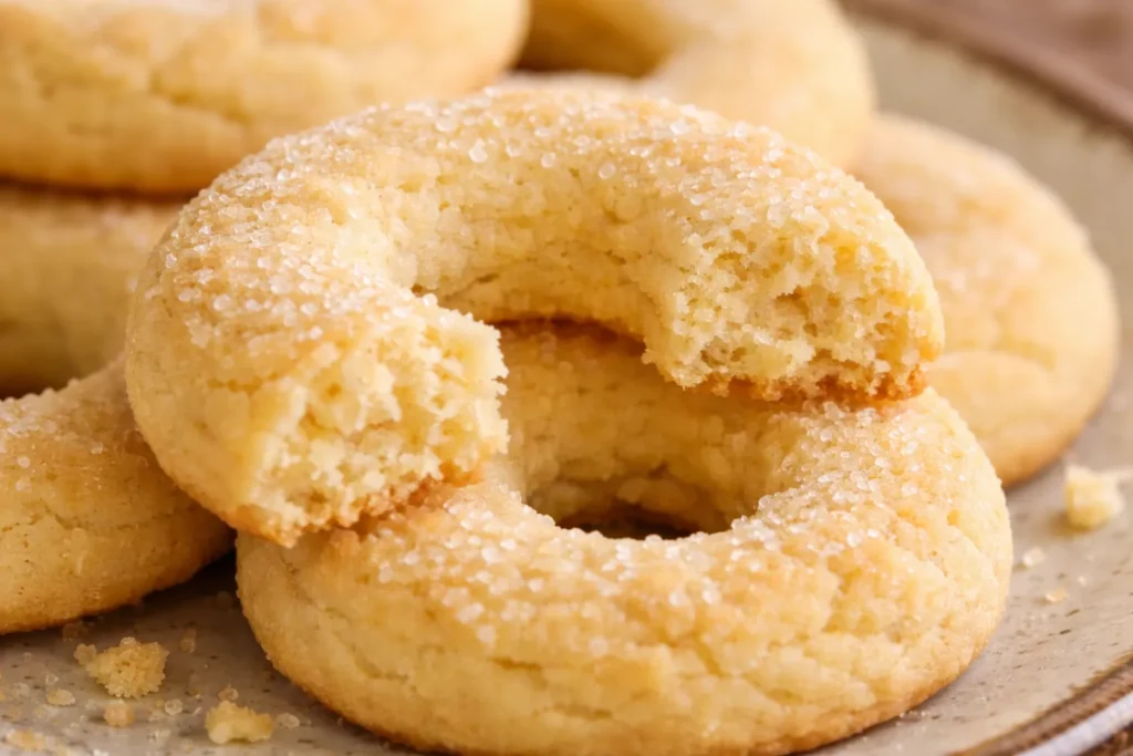 textura das rosquinhas rápidas