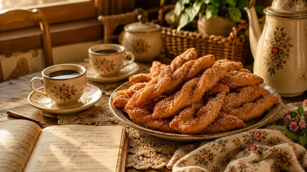 café da tarde com cueca virada crocante