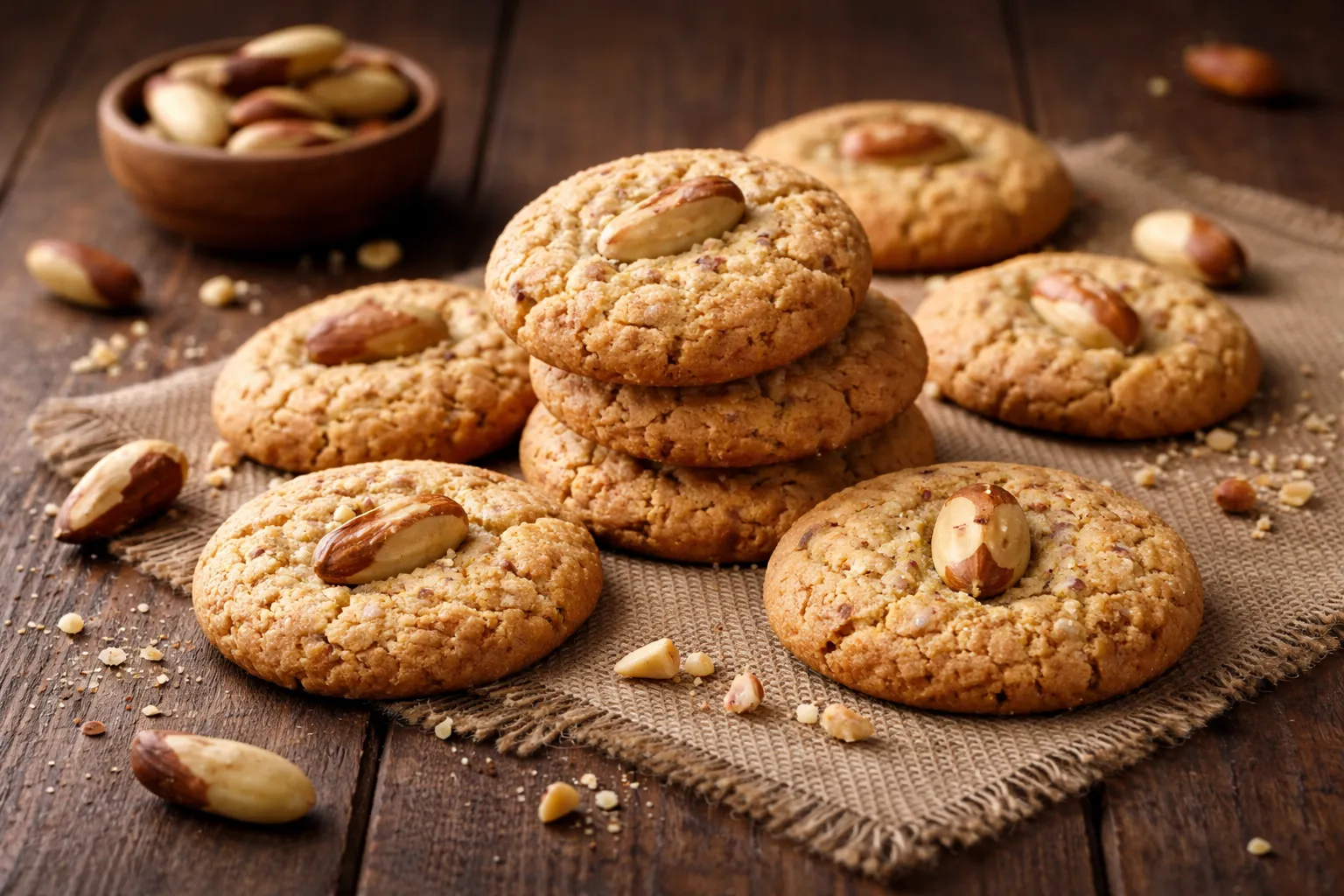 biscoitos de castanha-do-pará