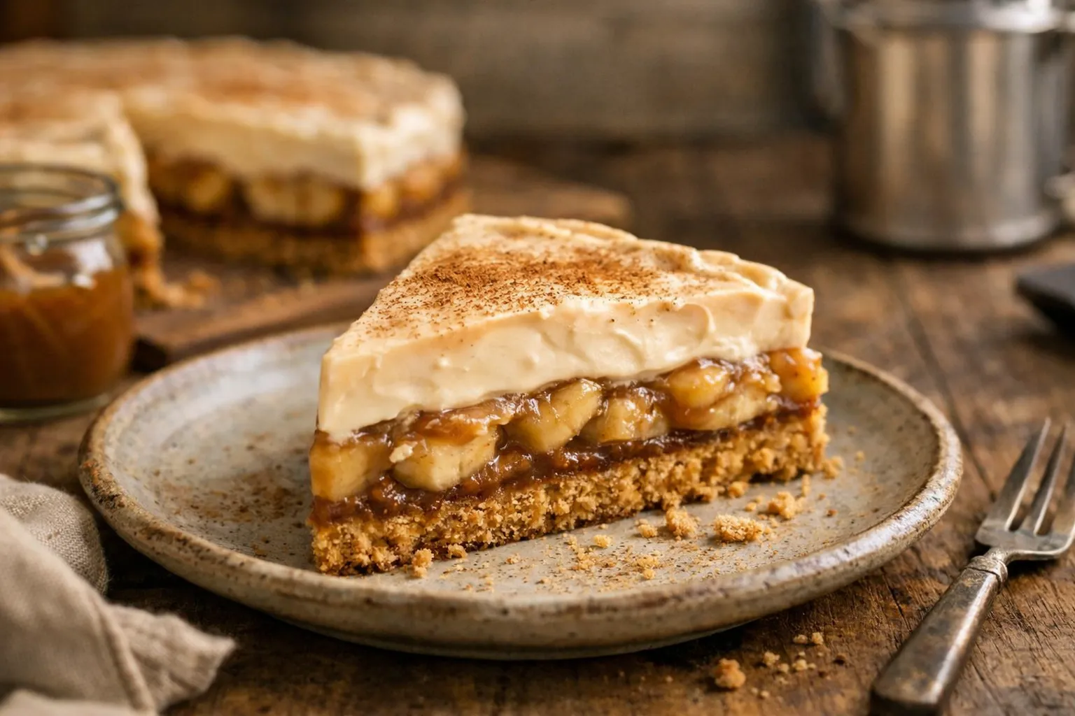 Conclusão A banoffee caseira com banana e doce de leite é daquelas sobremesas que encantam pela simplicidade e pelo sabor marcante. Com poucos ingredientes e um preparo descomplicado, ela consegue transformar qualquer refeição em um momento especial. A mistura da base crocante com o recheio macio de banana e a cobertura cremosa cria uma combinação deliciosa, elegante e ao mesmo tempo acolhedora — perfeita para o estilo do seu blog. Prepare essa torta em casa e descubra como a banoffee caseira com banana e doce de leite pode conquistar um lugar especial no seu caderno de receitas da família.